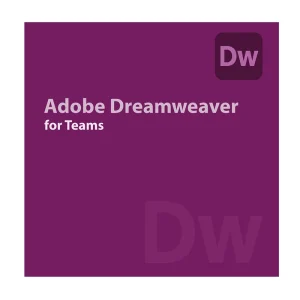 Adobe Dreamweaver CC for teams Suscripción anual 1 Usuario